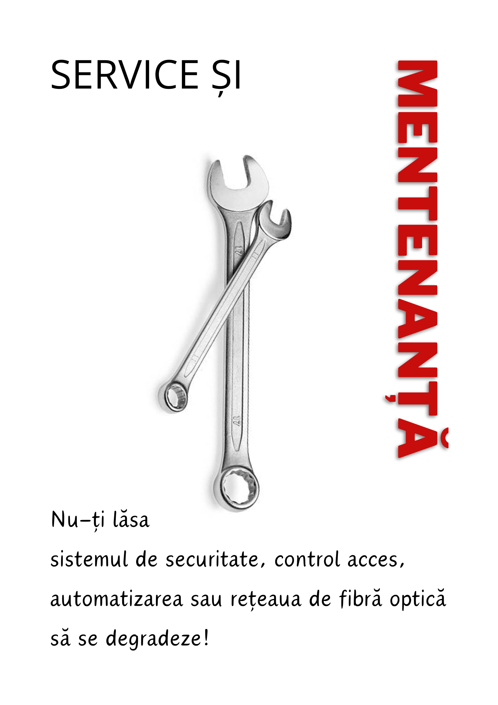 Service și mentenanță sisteme de securitate